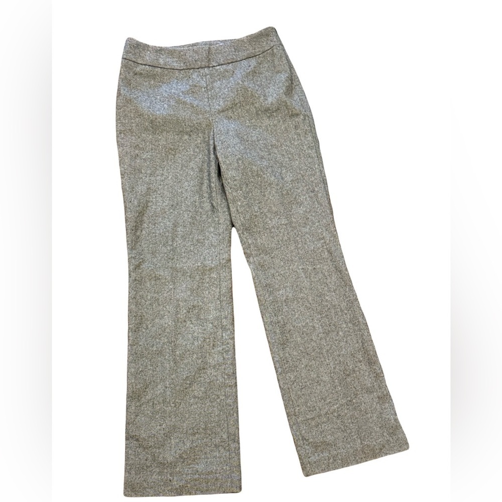 Talbots NWT classic side zip wool blend grey dress pants, size 4 - Picture 2 of 8